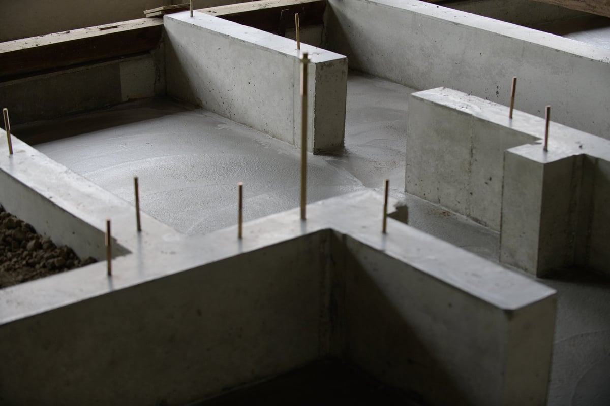 Foundation work for home renovation
